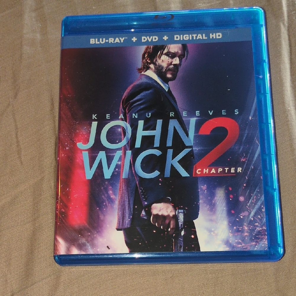 John Wick 2 Blu-ray DVD Digital HD USED
